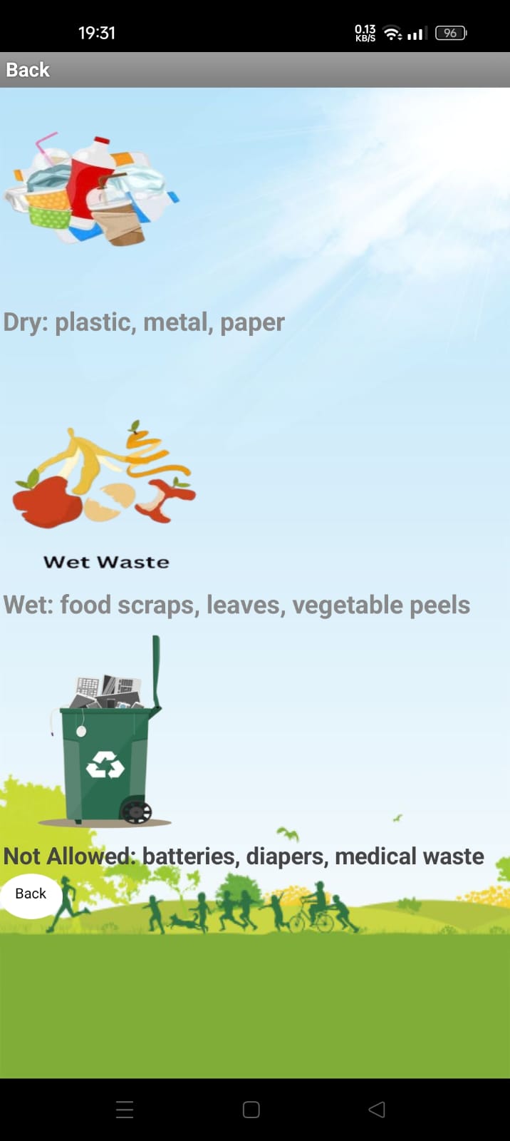 Segregation guide image